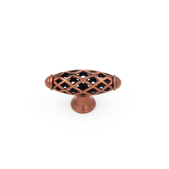 Antiker Messing Birdcage Cabinet Knob