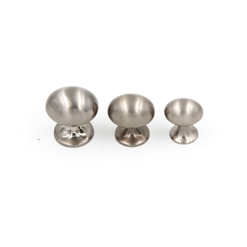 Oval Satin Nickel Kitchen Door Knobs