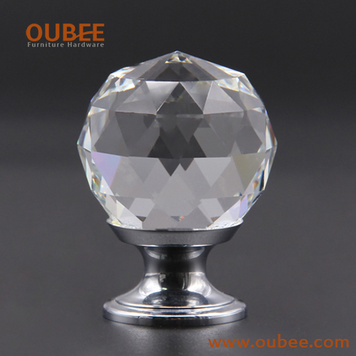 Decorative Hardware Furniture Drawer Crystal Glass Knobs China Supplier