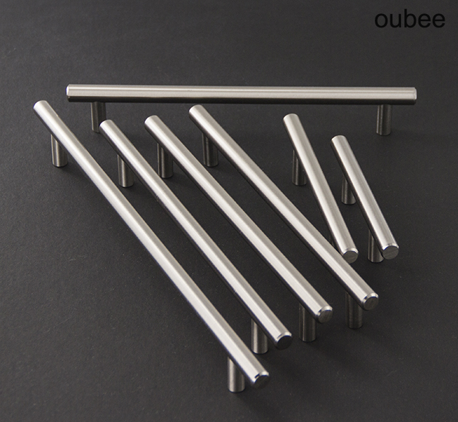 Steel T Bar Handles Iron Drawer Pulls Bar Kitchen Cabinet Handles Furniture Hardware Made in China Manufacturer