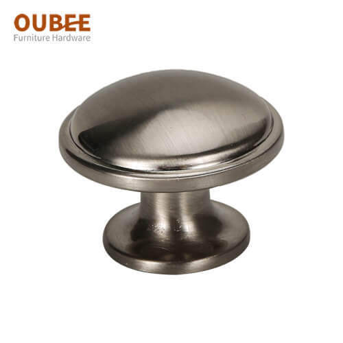 Oubee Mushroom Knobs Dia. 1.35 mm Brushed Nickel Cabinet Knobs