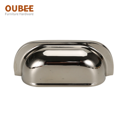 Oubee Polished Nickel Shell Cupboard Handles China Supplier Cabinet Handles