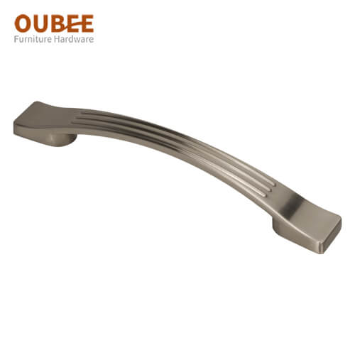 Oubee Cabinet Handle Ĉina Provizanto Bridge Handle Hole Distance 5 Col Brosita Nikelo